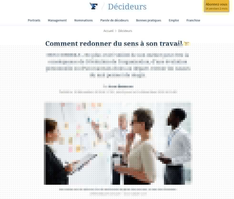 Article du Figaro - Chaire