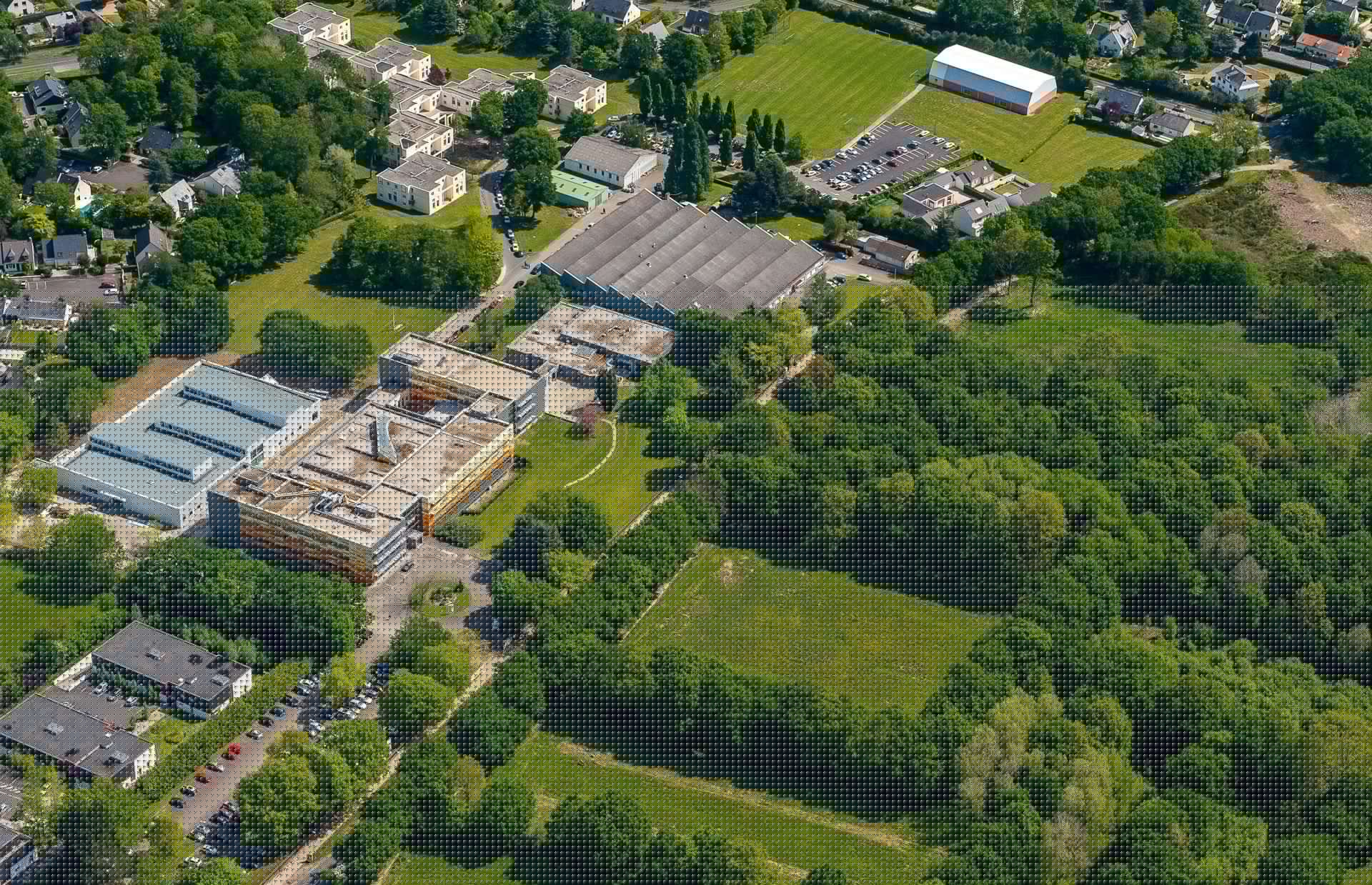 Campus Icam site de Nantes vu du ciel
