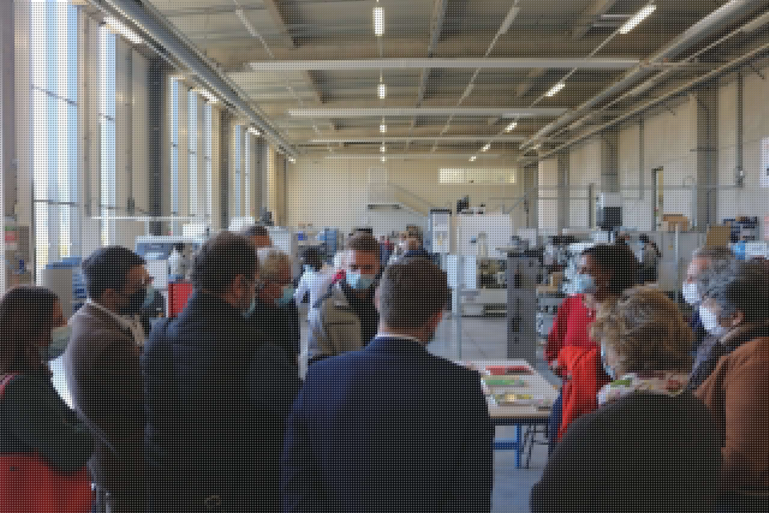 Visite des ateliers par les partenaires