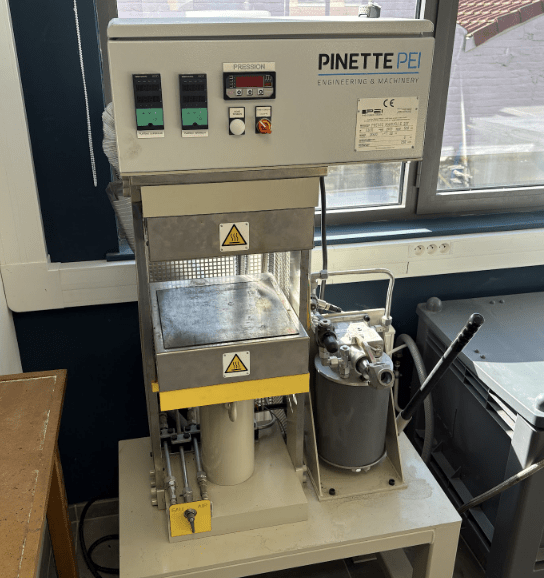Heated press PEI pinette
